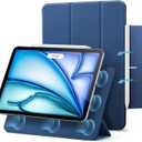 ESR for iPad Air 11 Inch Case M4/M3/M2 (2026/2025/2024), iPad Air 5th/4th Gen (2022/2020), Powerful Magnetic Attachment, Slim Trifold Stand Case, Auto Wake/Sleep, Durable Protection, Navy Blue