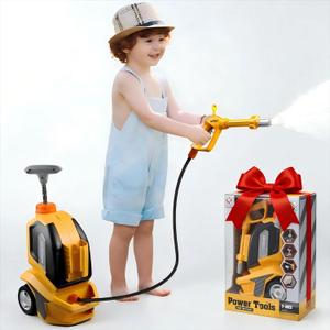 Kids Clean Car Wash Toy, Kids Power Washer, Toddler Cleaning Set Pretend Play Tools Role Playing Cleaning STEM Outdoor Toys Gift for Toddler Boys Girls Ages 3 4 5