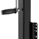 YOMILINK 8000 lbs Trailer Jack, Bolt-On, 28.6" Vertical Travel, Heavy Duty, Adjustable Drop Leg, for Utility Trailer, Yacht, Boat,Black