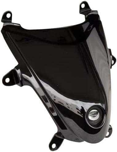 Front Head Light Lamp Cover Compatible With Suzuki Hayabusa GSXR1300 2008-2020 (Black)