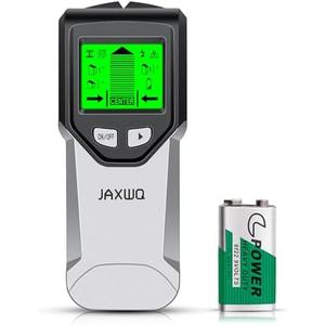 Stud Finder Wall Scanner - 5 in 1 Stud Finder Tool w/Microprocessor Chip and HD LCD Display, Stud Detector Beam Finders for the Center and Edge of Wood AC Wire Metal Studs Joist Pipe (misty Gray)