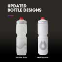 HydraPak Breakaway Surge Lightweight Bike Water Bottle 2-Pack (20oz, 25oz, 30oz) - High Flow, Cycling & Sports Squeeze Bottle