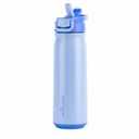 REDUCE Aura Vacuum Insulated 26 oz Water Bottle - Leak-Proof & Chug Spout for Quick Hydration - Keeps Drinks Cold for 30 Hours - Removable Handle for Travel or Gym - Soft Sit Base - Blue 