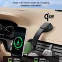 Belkin Wireless Car Charger, MagSafe Phone Holder & Car Dash Mount w/ 1M USB C Cable, Qi2 MagSafe Compatible Fast Charging iPhone Charger for iPhone 17, Galaxy S26, Pixel 10, Road Travelers, Black