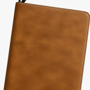 Crimitidex PU Leather Trading Card Binder | 9-Pocket Zip Binder with Removable Sleeves for TCG, MTG, and Sports Cards (Brown)