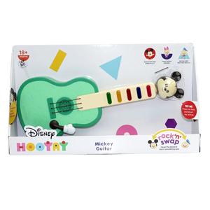 Disney Hooyay Mickey Mouse Musical Guitar Rock n Swap Early Learning Toys for Ages 18 Months and Up, Multicolor (20235)