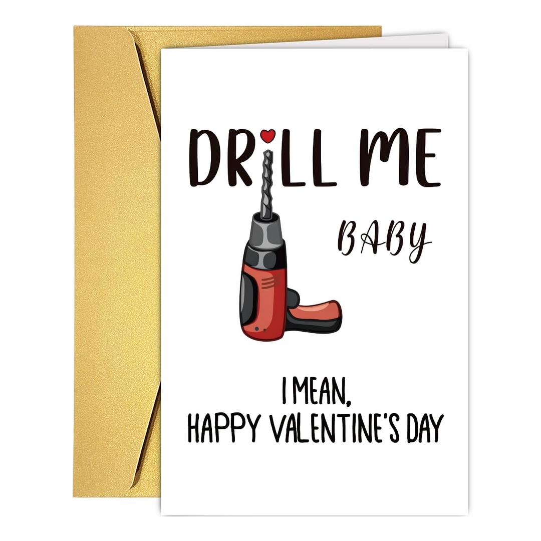 Adult Humor Valentines Day Card for Husband Boyfriend Faince, Sexy Naughty Valentines Card From Wife Girlfriend, Valentine's Day Gifts Card from Wife Girlfriend, Naughty Kinky Handy Man Valentines Gift 6Pcs