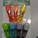 Brite Concepts Set of 7 Colorful Magnetic Multi-Clips to Hang Documents or Close Bags #16499, 1 Pack of 7 Clips
