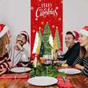 Christmas Door Cover Xmas Tree Snowflake Merry Christmas Front Door Porch Cover Banners for Winter Xmas New Year Holiday Party Decor 70.8 x 35.4 Inch