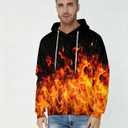 8 x Ahegao Mens Hoodies Novetly Sweatshirts for Man 3D Graphics Pullover with Pockets S-4XL (XL)