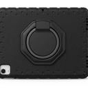 for iPad Pro 12.9 Case 6th/5th/4th/3rd Generation with 360 Rotating Stand & Pencil Holder, Heavy Duty Cute Cover for iPad Pro 12.9 inch 2022/2021/2020/2018, Black