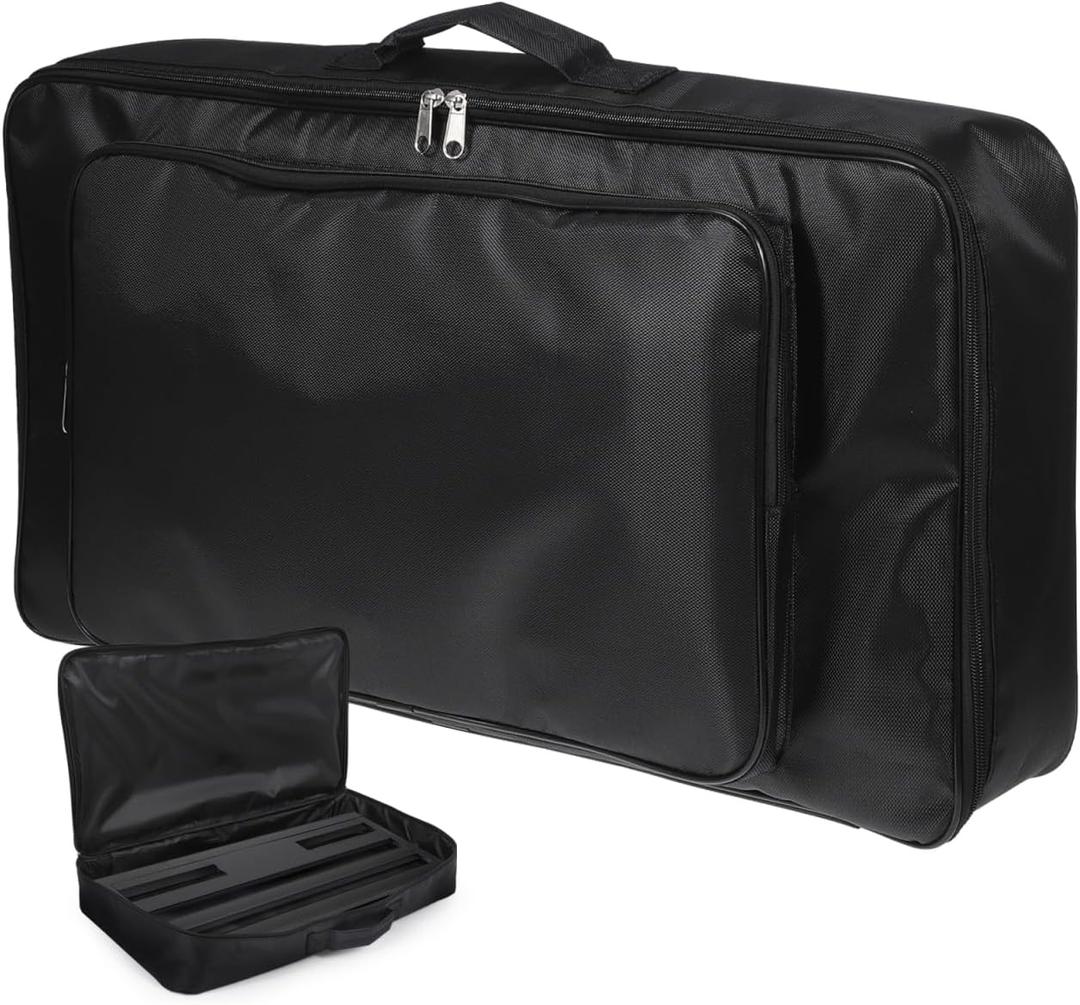 Effect Pedal Storage Bag, Effect Pedalboard Zipper, Black Storage Bag Carry Case Electric Guitar Replacement Accessory Effect Pedal Storage Bag, Effect Pedalboard Zipper, Black Storage Bag Carry Case Electric Guitar Replacement Accessory