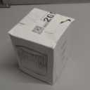 Makeup Brush Cup Holder Organizer for Vanity, Acrylic Vintage Green Make Up Brushes Holders Container Storage with Striped Design for Bathroom Countertop, Pen Pencil Holder Cosmetic Cup for Desk (Square)