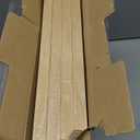 KINLINK 12x12 Picture Frame, Natural Square Solid Wood Frames for Pictures 8x8 with Mat or 12x12 without Mat, Wall Display Photo Frames Natural Wood 4 Pack