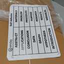 White Tri-Fold Presentation Board 28" X 40" Corrugated Tabletop Display Exhibition Board Lightweight and Portable with Smooth Surface Great for School Projects and Business presentations - by Emraw