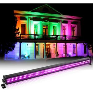 LED Wall Washer Light, 336 LEDs 70W RGB DJ Lights Bar Stage Light Support DMX & RDM Control Dj Party Lights for Indoor Disco Party Church Birthday Bar Wedding (Stage Light 1 PC)