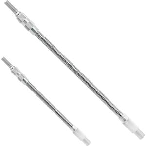 BokWin Flexible Impact Extension Drill Bit Holder 8.3" & 11.8" Flex Shaft Impact Driver Quick Change 1/4 Hex Shank for Power Drill, Hand Ratchet Screwdriver Bits