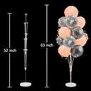 Cicicooie Balloon Stand for Floor with Lights 2 Set Centerpieces Balloon Holder Decoration for Pink Party Decoration Wedding Birthday Women Bachelorette Party