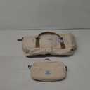 BAGAIL Travel Duffel Bag, Weekender Bags for Women, Overnight Gym Carry On Tote Bag with Wet Pocket, Hospital Mom Bag for Labor and Delivery - Extra Large Set, Beige (A-Beige)