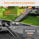 Dog Ramp for Car Large Folding Pet Stair Ramps for Truck, SUV, with Non-Slip Surface, Up to 250LBS, Outdoor Dog Car Ramp for Medium & Large Dogs, Portable Pet Steps