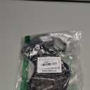 Rosme Women's Balconette Bra with Push Up Effect Plus Size Sexy Lace Demi Half Cup Bra Underwired Low Cut Mesh Bras Grand (36A, Black 2)