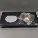 HTB Elevated Dog Bowls, Raised Dog Bowl Stand with 2 Stainless Steel Bowls, Elevated Raised Dog Bowls for Large Medium Small Sized Dogs- Black Small