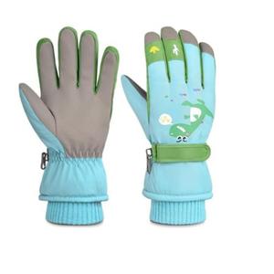 Gilotop Children Ski Gloves Kids Waterproof Winter Outdoor Snowboard Warm Gloves for Boys Girls 

S (7-10)