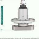 2 Pack Deck Spindle Set for John Deere GY20785 GT20050 42" 48" Mower Decks on L100 L107 L108 L110 L111 L118 L120 L130