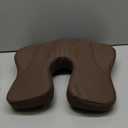 Leather Car Seat Cushion,Office Chair Cushion Non-Slip Cushion Ergonomic Office Desk Accessories for Tailbone Pain Relief Extra-Dense Memory Foam for Hip Tailbone Coccyx Sciatica Brown Seat Cushion