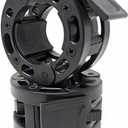 Clout Fitness Olympic Barbell Clamps Collars Quick Release Pair of Locking Weight Clips Fit 2 Inch Barbell for Weightlifting (Black)