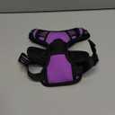 rabbitgoo Dog Harness No Pull with 2 Leash Clips, Adjustable Soft Padded, Reflective Oxford No Choke Pet Vest with Easy Control Handle for Dogs, Purple, Small