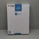 Bemis 175 000 Commercial Open Front Toilet Seat with Cover,Plastic, Elongated, White