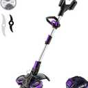 Cordless Weed Wacker, 20V 5.2Ah Battery Powered with Metal Blade, Edger/Mower/Trimmer in 1, (One Battery and Charger)
