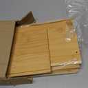 HOMEKOKO Vintage Large Wood Bread Box for Kitchen Counter, Retro Design Single Layer Bamboo Large Capacity Food Storage Bin (Natural Bamboo)