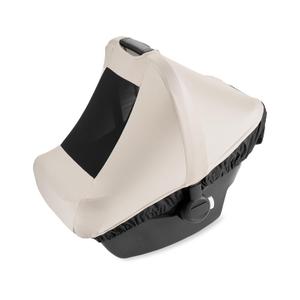 Skip Hop All Seasons Baby Car Seat Cover 4 in 1 Universal Fit with UPF40+ Sunshade and Water Resistant Fabric Oat