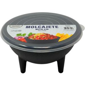 Large Salsa Bowl with Lid (45oz), Serve Salsa, Guacamole, Dips, and Your Signature Hot or Cold Side Dishes, Microwave, Freezer and Dishwasher Safe, BPA Free