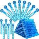 Shappy 60 Pcs Hanukkah Bubble Wands Bulk Mini Bubble Wands Party Favors Small Birthday Party Gift for Novelty Gifts (Blue)