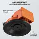 Floor Gap Fixer Tool, 2026 Upgrade Heavy Duty Floor Gap Fixer Tool, Carbon Steel Floors Suction Cup Tools with Rubber Pad for Laminate, Wood, Tile, Vinyl