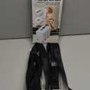 Vigorport Luggage Straps, Metal Luggage Connector Straps for Suitcases, Stretchable Add A Bag Adjustable Attachment Accessories Belts (Black, Large)