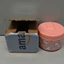 12oz Insulated Vacuum Food Jar with Buckle Lid Wide Mouth Soup Thermo for Hot Food Kids Leakproof Stainless Steel Lunch Container (Pink-Horse)