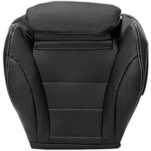 GXARTS Driver Side Bottom Perforated Leather Seat Cover Replacement Black Fit for Mercedes Benz C Class C250 C300 C350 C350e C400 GLC300 GLC300e GLC350e GLC43 AMG GLC63 AMG S 2015 2016 2017-2021