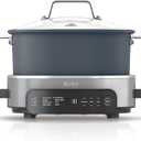 Ninja MC1101 Foodi Everyday Possible Cooker Pro, 8-in-1 Versatility, 6.5 QT, One-Pot Cooking, Replaces 10 Cooking Tools, Faster Cooking, Family-Sized Capacity, Adjustable Temp Control, Midnight Blue
