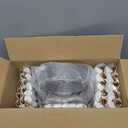 SUT 350 Pcs Gold and Clear Plastic Dinnerware Set for 50 Guests, Include: 50 Dinner Plates, 50 Dessert Plates, 50 Pre Rolled Napkins With Silverware, 50 Cups, Disposable Plates for Party, Wedding