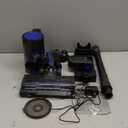 NEWBULIG Cordless Vacuum Cleaner, Lightweight Stick Vacuum for Home with Anti-Tangle and LED Lights, Powerful Rechargeable Wireless Cleaners for Hardwood Floors Carpet Pet Hair (11"*10", Modern Black Blue)