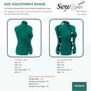 Dritz Sew You Adjustable Dress Form M/L, Sizes US 12–18, Female Sewing Mannequin with Pinnable Body Torso, 12 Dials for Accurate Fitting & 360 Hem Guide, Medium