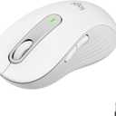 Logitech Signature M650 L Full Size Wireless Mouse - for Large Sized Hands, 2-Year Battery, Silent Clicks, Customizable Side Buttons, Bluetooth, for PC/Mac/Multi-Device/Chromebook - Off White