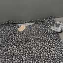 Zeagoo Summer Dress for Women Casual Floral Midi Sundress with Pockets V Neck Pleated Short Sleeve Aline Beach Vacation Dress XXL