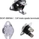 Dryer Heating ElementDC47-00019Afor Samsung, Thermal Fuse DC96-00887A and DC47-00016A, Thermostat DC47-00018A Dryer Repair Kit Replacement