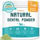 3 x Natural Dog Dental Powder - Teeth Cleaning Powder - Removes Plaque and Tartar - Breath Freshener - Contains Probiotics to Fight Bad Breath - Large Size for Multi-Dog Households (7.05 Oz)