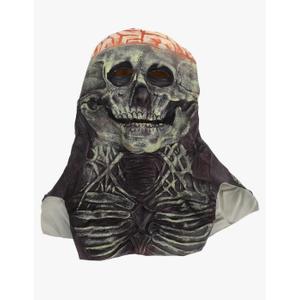 Didiseaon Creepy Halloween Full Head Skull Mask With Movable Jaw Scary Skeleton Mask Halloween Scary Latex Helmet Devil Costume For Adults Masquerade Costume Party Props